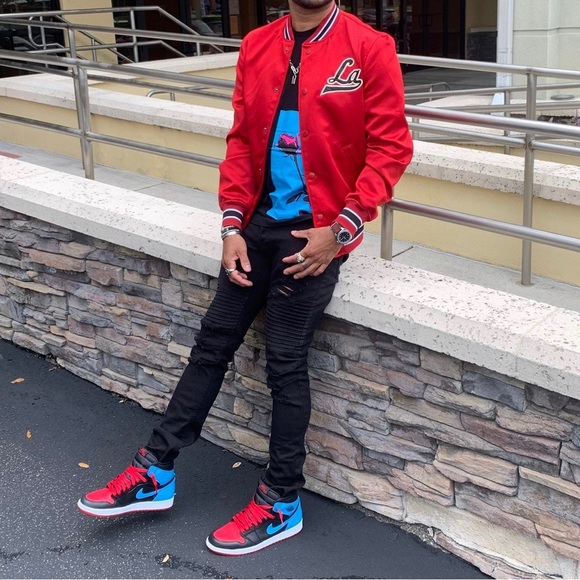 H&m mens red jacket size M - Picture 4 of 4